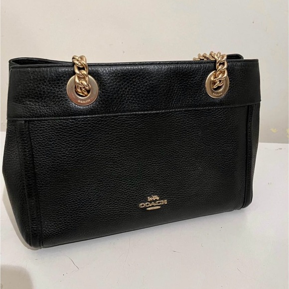 Coach authentic leather purse with straps. - Picture 1 of 7